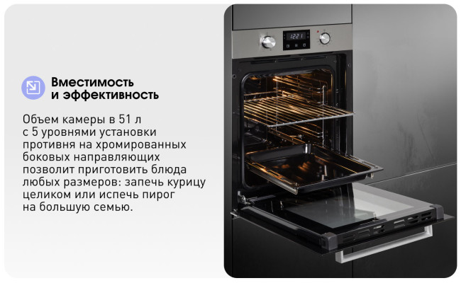Электрический духовой шкаф Zigmund & Shtain E 174 S