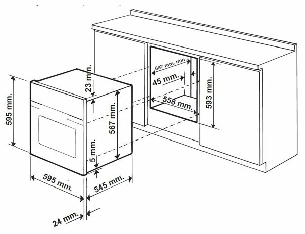 Встраиваемый газовый духовой шкаф Ariston FH G (BK) Встраиваемый газовый духовой шкаф Ariston FH G (BK)