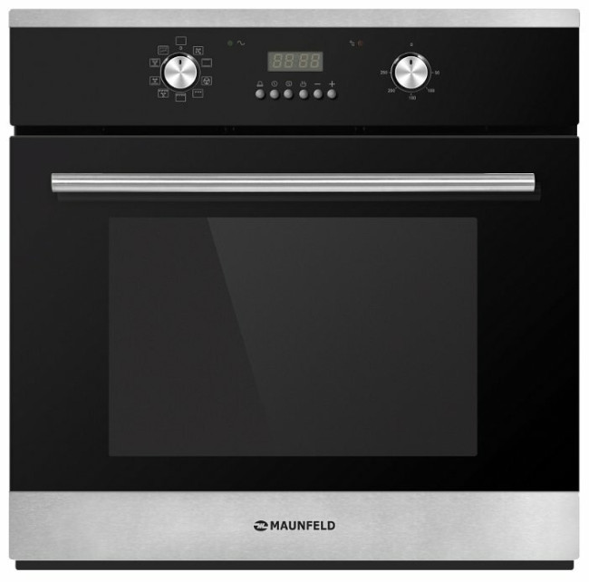 Электрический духовой шкаф MAUNFELD DP 02 Black Glass