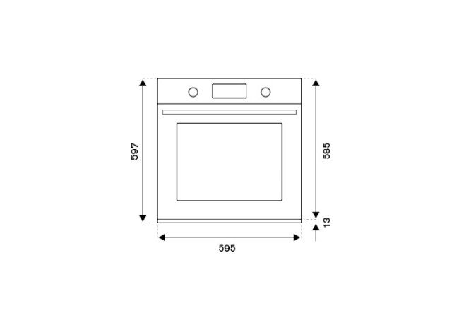 Встраиваемый электрический духовой шкаф Bertazzoni F609HEREKTNE