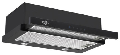 Встраиваемая вытяжка MBS CANNA 260 BLACK GLASS