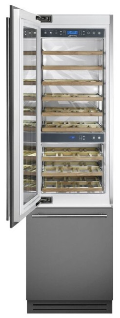 Встраиваемый винный шкаф smeg WI66LS