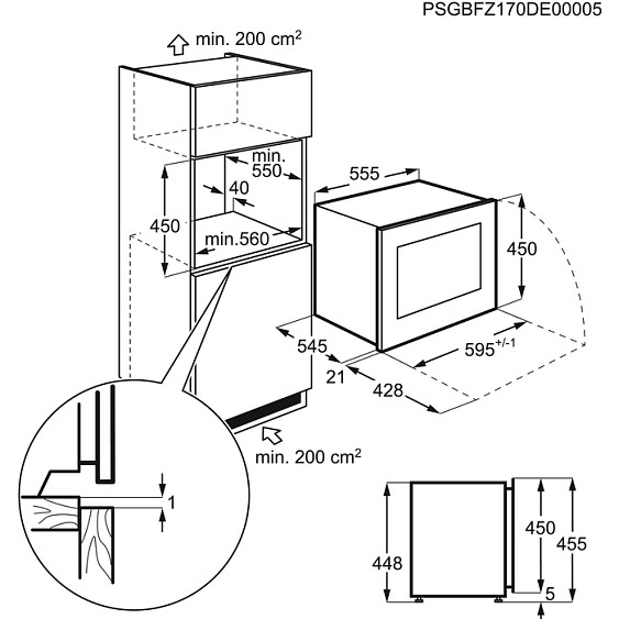 Винный шкаф AEG KWK884520M (923421100)