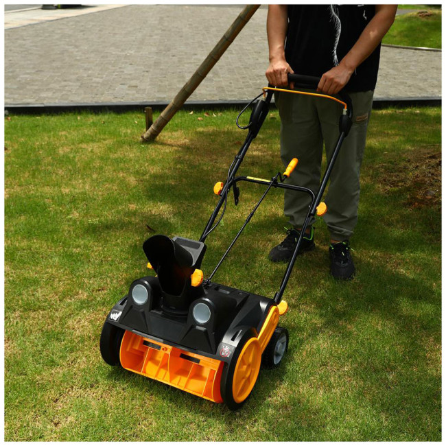 Снегоуборщик электрический Deko ST2500R, 46 см, 2500 Вт, 2 фары, желто-черный Снегоуборщик электрический Deko ST2500R, 46 см, 2500 Вт, 2 фары, желто-черный