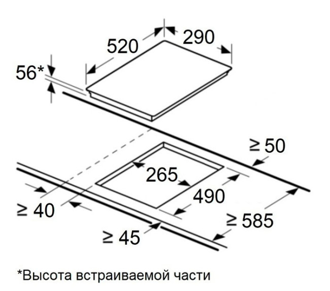 Электрическая варочная панель Maunfeld CVI292MBK2 Электрическая варочная панель Maunfeld CVI292MBK2