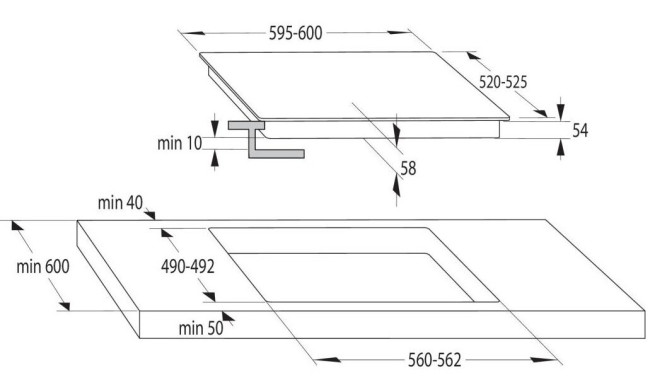 Встраиваемая индукционная варочная панель Gorenje GI6401BSCE