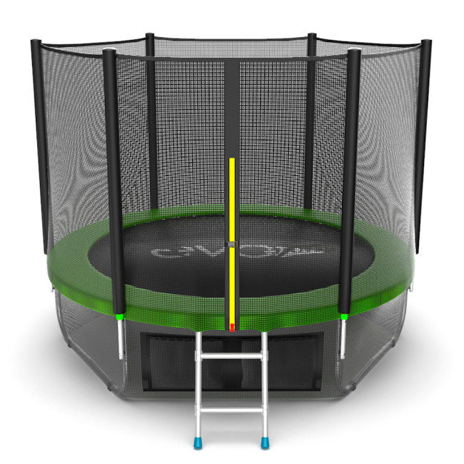 Батут Evo Jump External 8ft Green Lowernet + сетка Батут Evo Jump External 8ft Green Lowernet + сетка