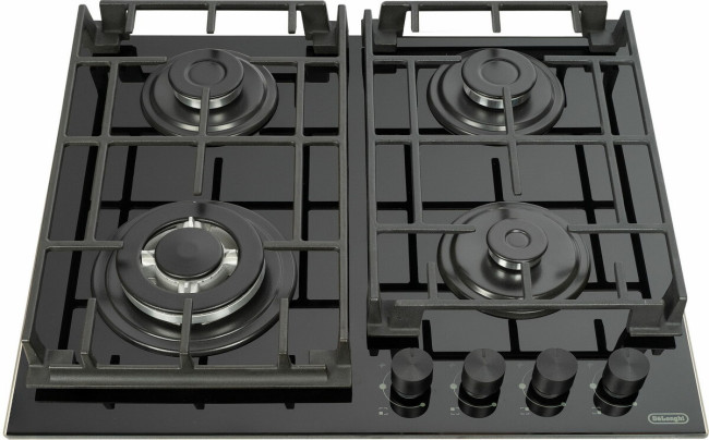 Встраиваемая газовая варочная панель Delonghi Greta 6 GW NB Встраиваемая газовая варочная панель Delonghi Greta 6 GW NB