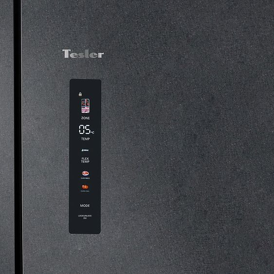 Холодильник TESLER RFD-427BI Sparkling Grey