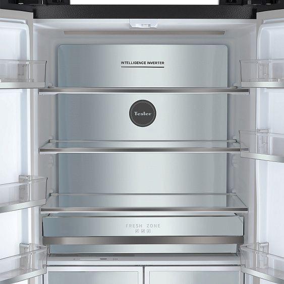 Холодильник TESLER RFD-427BI Sparkling Grey