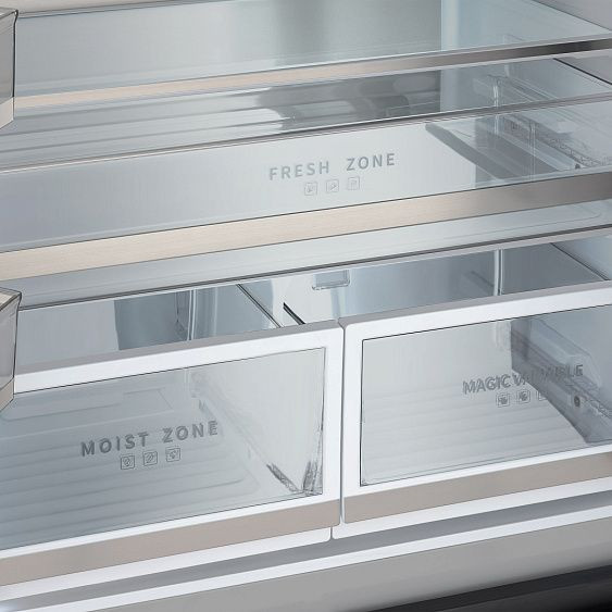 Холодильник TESLER RFD-427BI Sparkling Grey