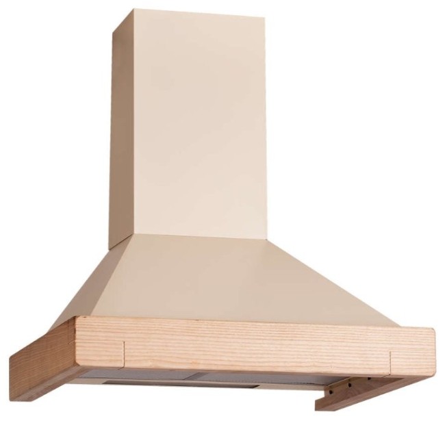 Каминная вытяжка PYRAMIDA КН WOOD 60 IVORY