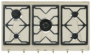Газовая варочная панель smeg SRV896AVOGH