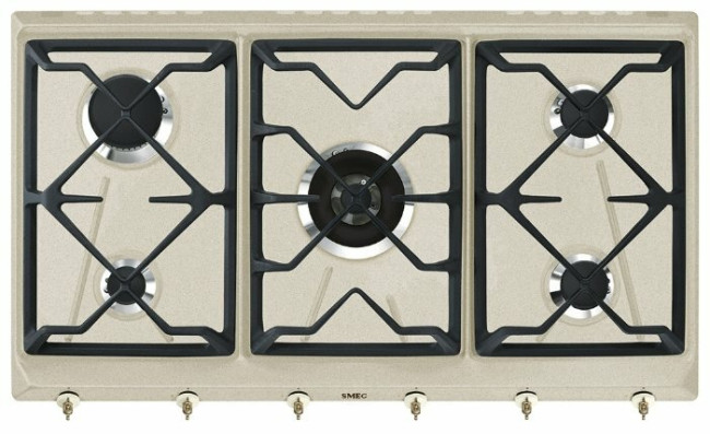 Газовая варочная панель smeg SRV896AVOGH