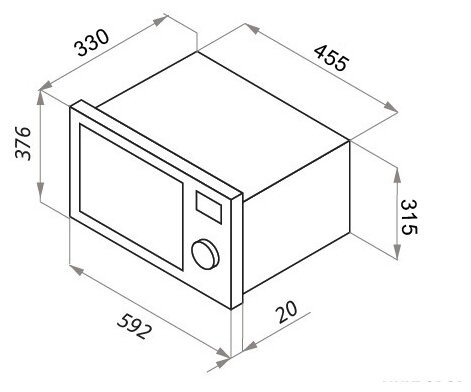 Микроволновая печь встраиваемая MAUNFELD JBMO.20.5S Микроволновая печь встраиваемая MAUNFELD JBMO.20.5S