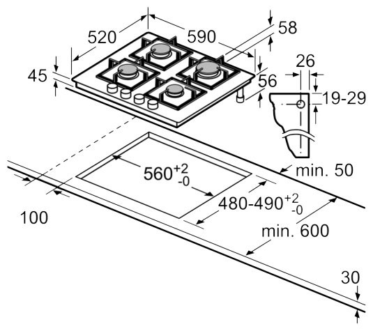 Варочная панель Bosch PNP6B6B80