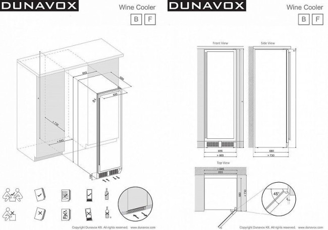 Винный шкаф DUNAVOX exclusive dx-170.490tbk Винный шкаф DUNAVOX exclusive dx-170.490tbk