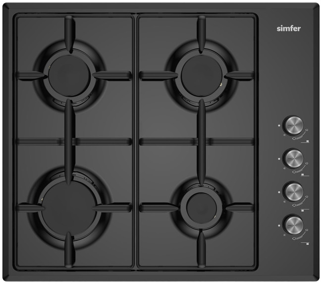 Газовая варочная панель Simfer H60Q40B025
