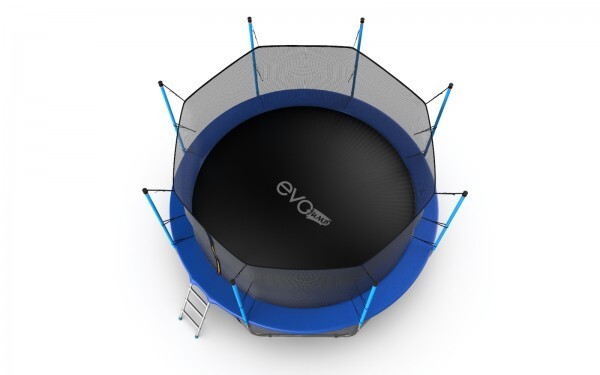 Батут Evo Jump Internal 12ft Blue Lowernet + сетка