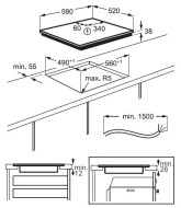 Электрическая варочная панель Electrolux CKE 6450 WC Электрическая варочная панель Electrolux CKE 6450 WC