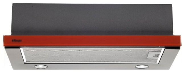 Встраиваемая вытяжка Konigin Helena II Red Glass 60 Встраиваемая вытяжка Konigin Helena II Red Glass 60