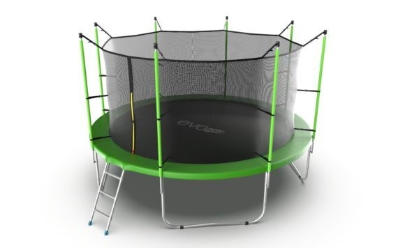 Батут Evo Jump Internal 12ft Green Lowernet + сетка