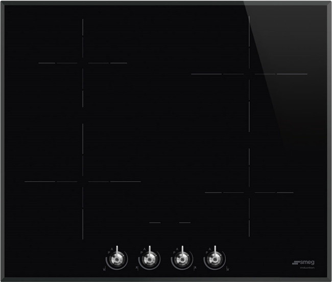 Встраиваемая индукционная варочная панель Smeg SI364BM