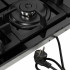 Встраиваемая газовая варочная панель Delonghi Gabriella 6 GW NB Встраиваемая газовая варочная панель Delonghi Gabriella 6 GW NB
