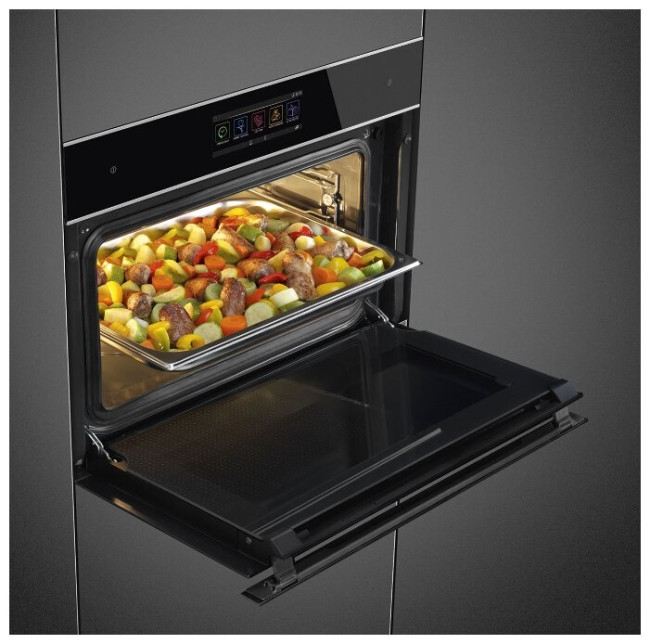 Электрический духовой шкаф smeg SF4606WVCPNX