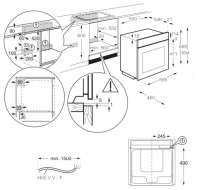 Электрический духовой шкаф Electrolux OEF5E50Z