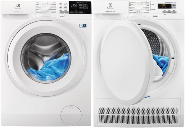 Комплект стиральная и сушильная машина Electrolux EW6F4R28WU + EW6CR527P