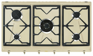 Газовая варочная панель smeg SRV896POGH