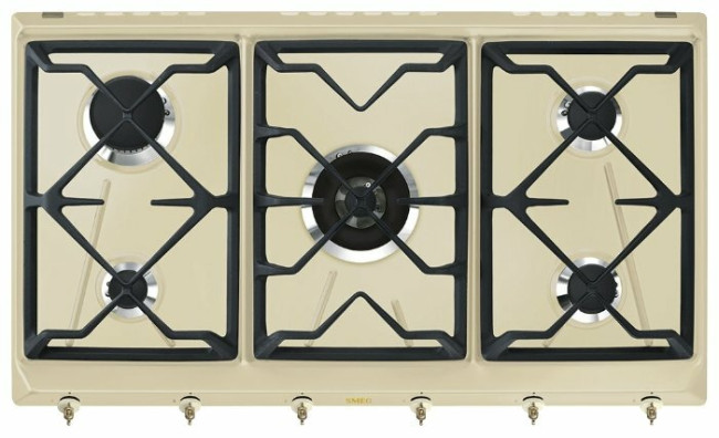 Газовая варочная панель smeg SRV896POGH