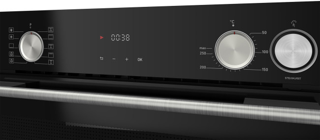 Встраиваемый электрический духовой шкаф Krona Nebula steam 60 BL