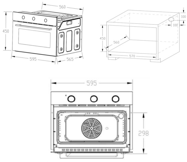Встраиваемый электрический духовой шкаф Nordfrost HM 5060 W