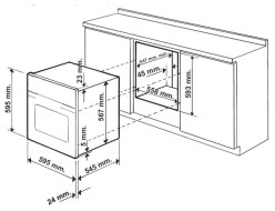 Встраиваемый газовый духовой шкаф Ariston FK G X