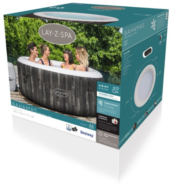 СПА бассейн Bestway Lay-Z-Spa Bahamas AirJet 60005 СПА бассейн Bestway Lay-Z-Spa Bahamas AirJet 60005