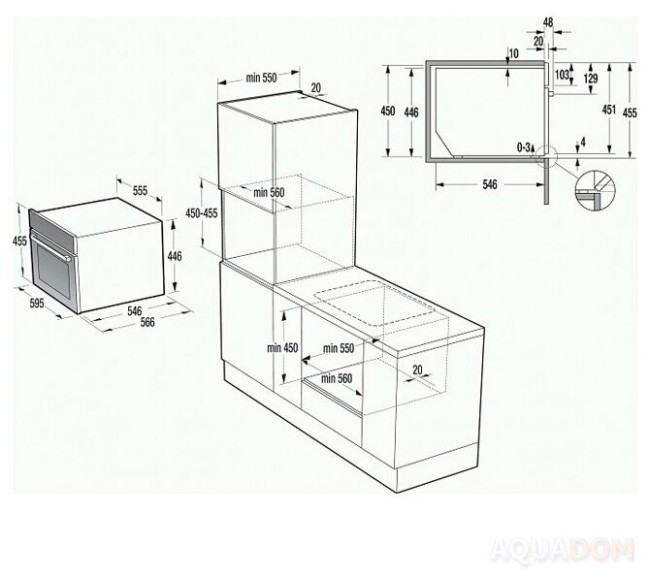 Электрический духовой шкаф Gorenje GCM 812 B