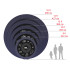 Каркасный батут Unix Line SUPREME GAME 14 ft (blue)
