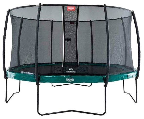Каркасный батут Berg Elite + Safety Net Deluxe 430 430х430х275 см