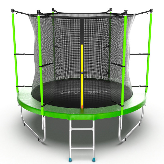 Батут Evo Jump Internal 8ft Lowernet зеленый + сетка