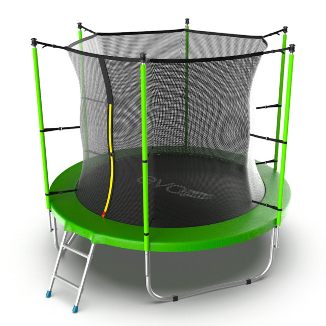 Батут Evo Jump Internal 8ft Lowernet зеленый + сетка
