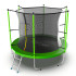 Батут Evo Jump Internal 8ft Lowernet зеленый + сетка