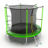 Батут Evo Jump Internal 8ft Lowernet зеленый + сетка