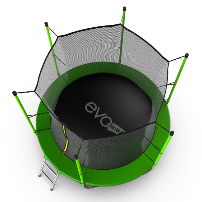Батут Evo Jump Internal 8ft Lowernet зеленый + сетка
