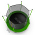 Батут Evo Jump Internal 8ft Lowernet зеленый + сетка