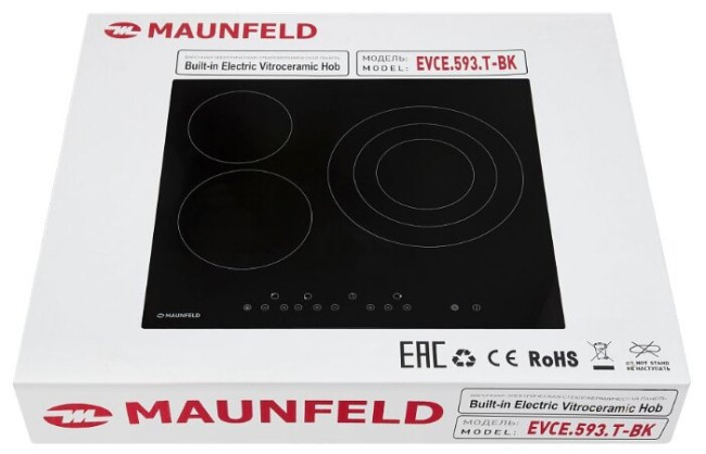 Электрическая варочная панель MAUNFELD EVCE.593.T-BK