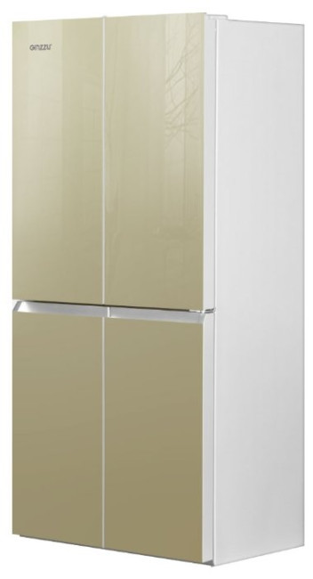 Холодильник Ginzzu NFK-425 Gold glass Холодильник Ginzzu NFK-425 Gold glass