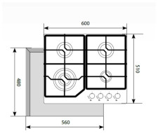 Варочная панель LEX GVG 640-1 BL Варочная панель LEX GVG 640-1 BL