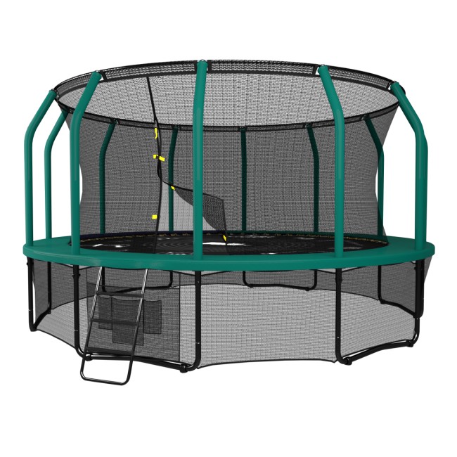Каркасный батут Unix Line SUPREME GAME 16 ft (green)